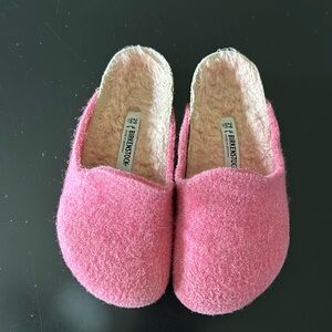 Pink Birkenstock Wool Felt ClogPre-Owned Condition Size 29 EU Made in Germany